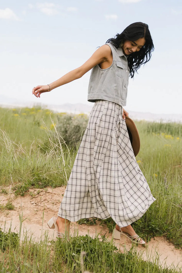 Plaid skirt 