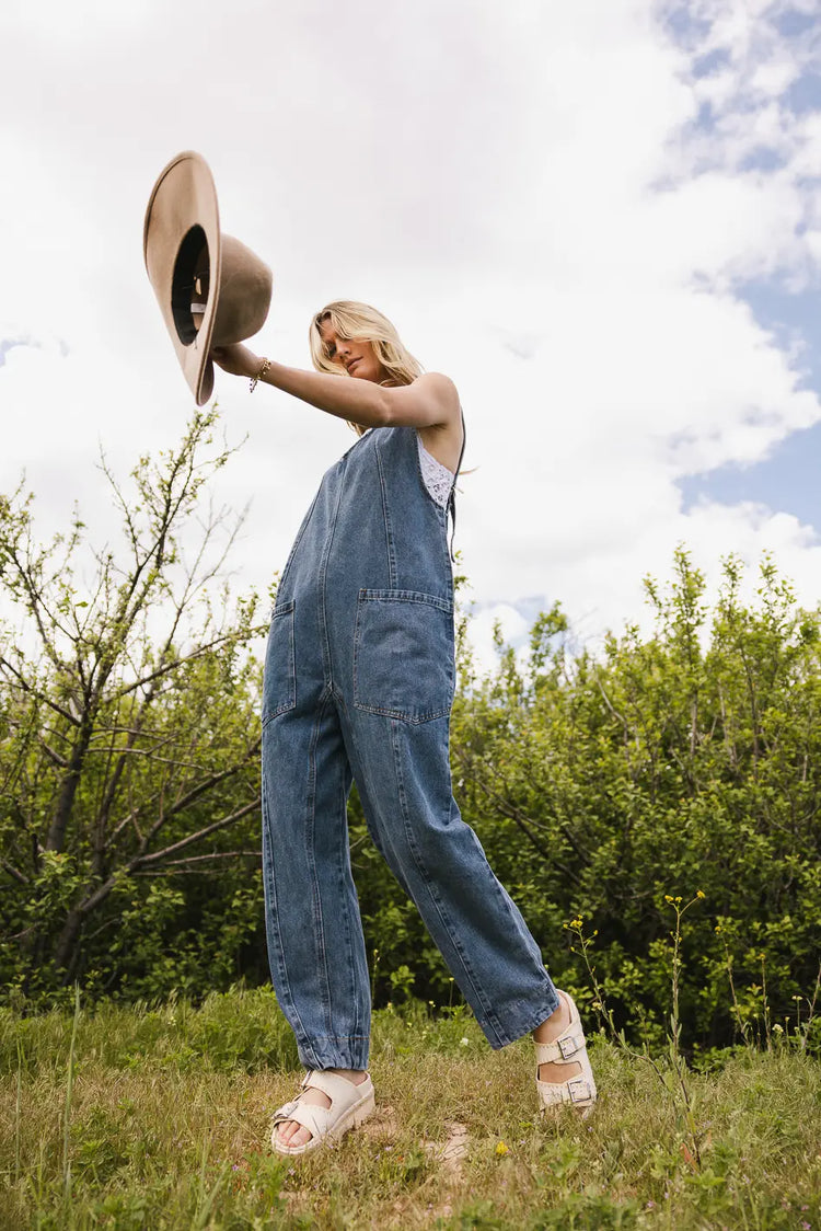 Jumpsuit in medium wash 