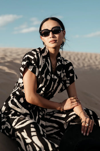 Collared neck jumpsuit 