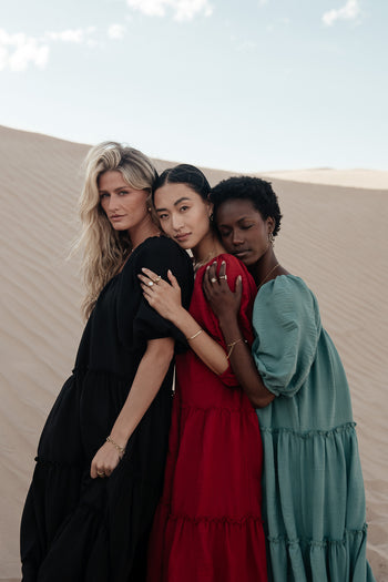 short sleeve maxi tiered dress