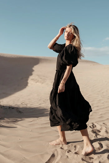 Black maxi dress 