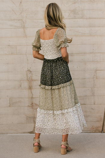 patchwork midi is sage