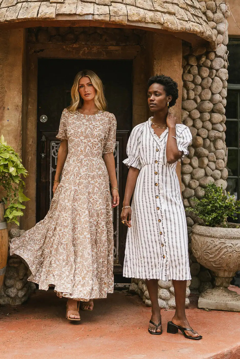 Oaklee Foliate Maxi Dress Oaklee Foliate Maxi Dress