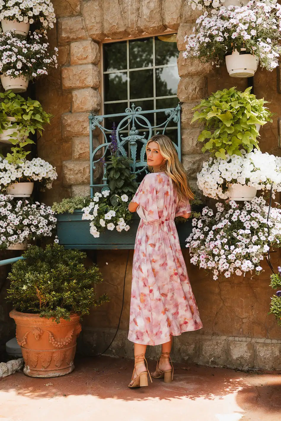 Hyacinth Watercolor Midi Dress - FINAL SALE Hyacinth Watercolor Midi Dress - FINAL SALE