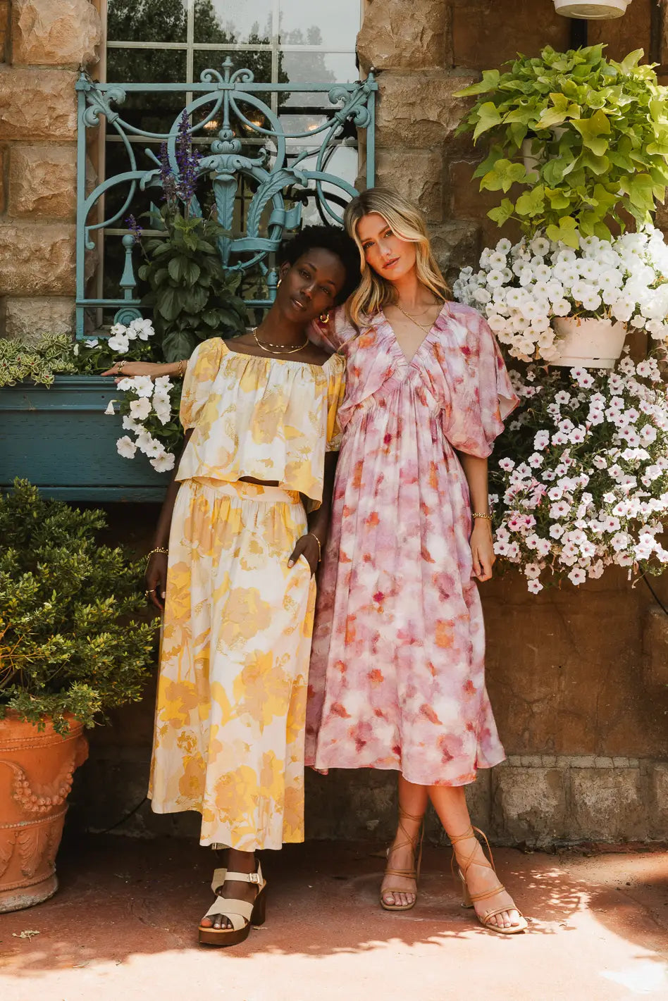 Hyacinth Watercolor Midi Dress - FINAL SALE Hyacinth Watercolor Midi Dress - FINAL SALE