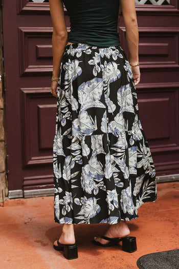 Floral printed skirt 