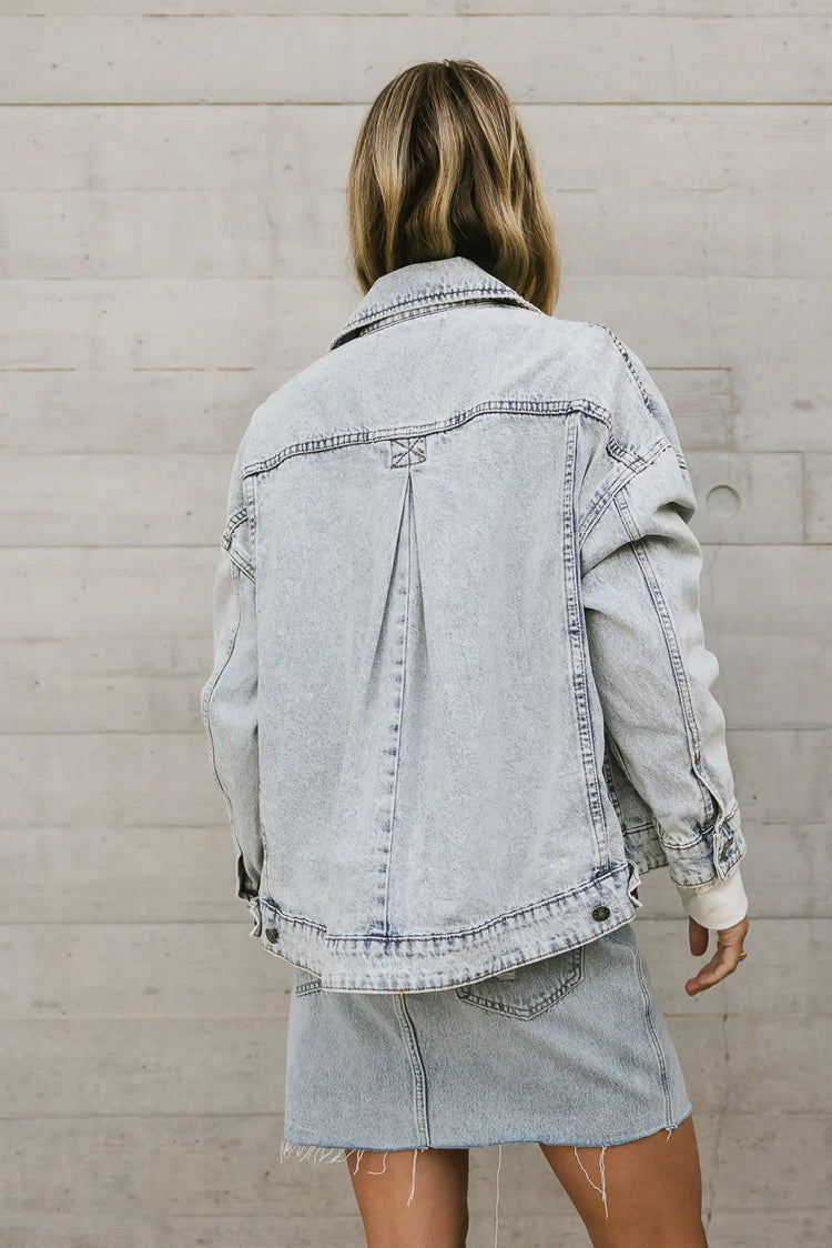 Washed denim jacket 