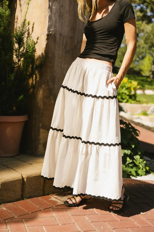 Two hand pockets skirt 