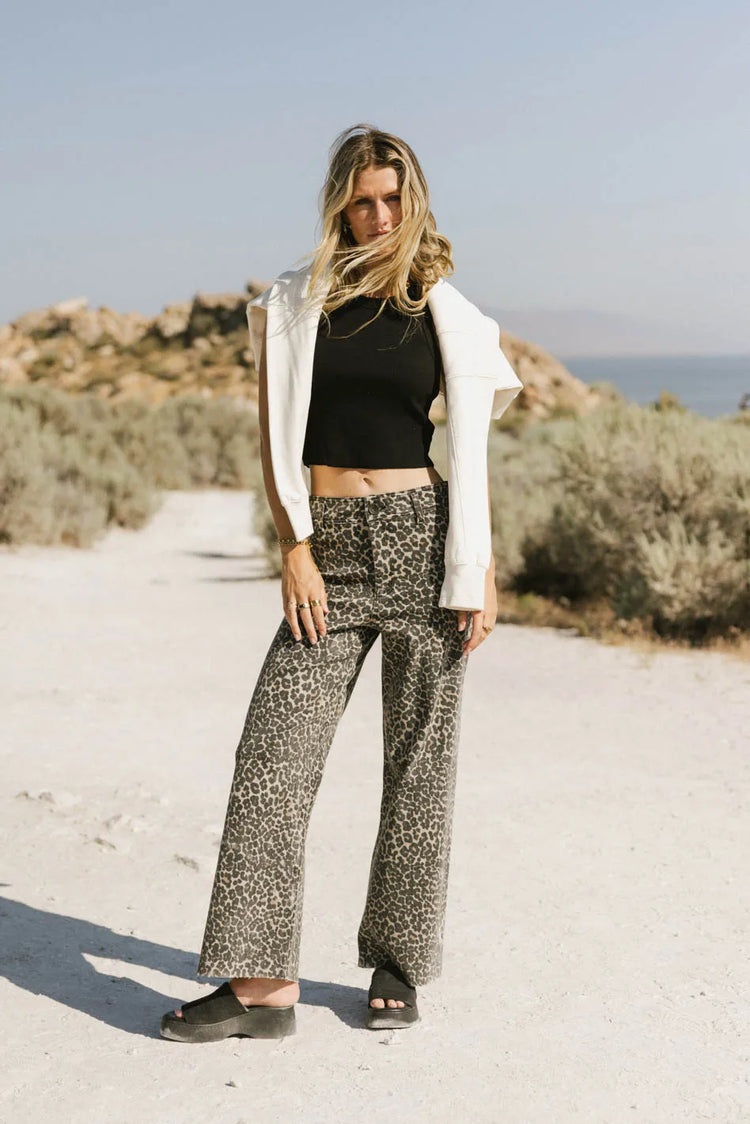 Leopard print pants 