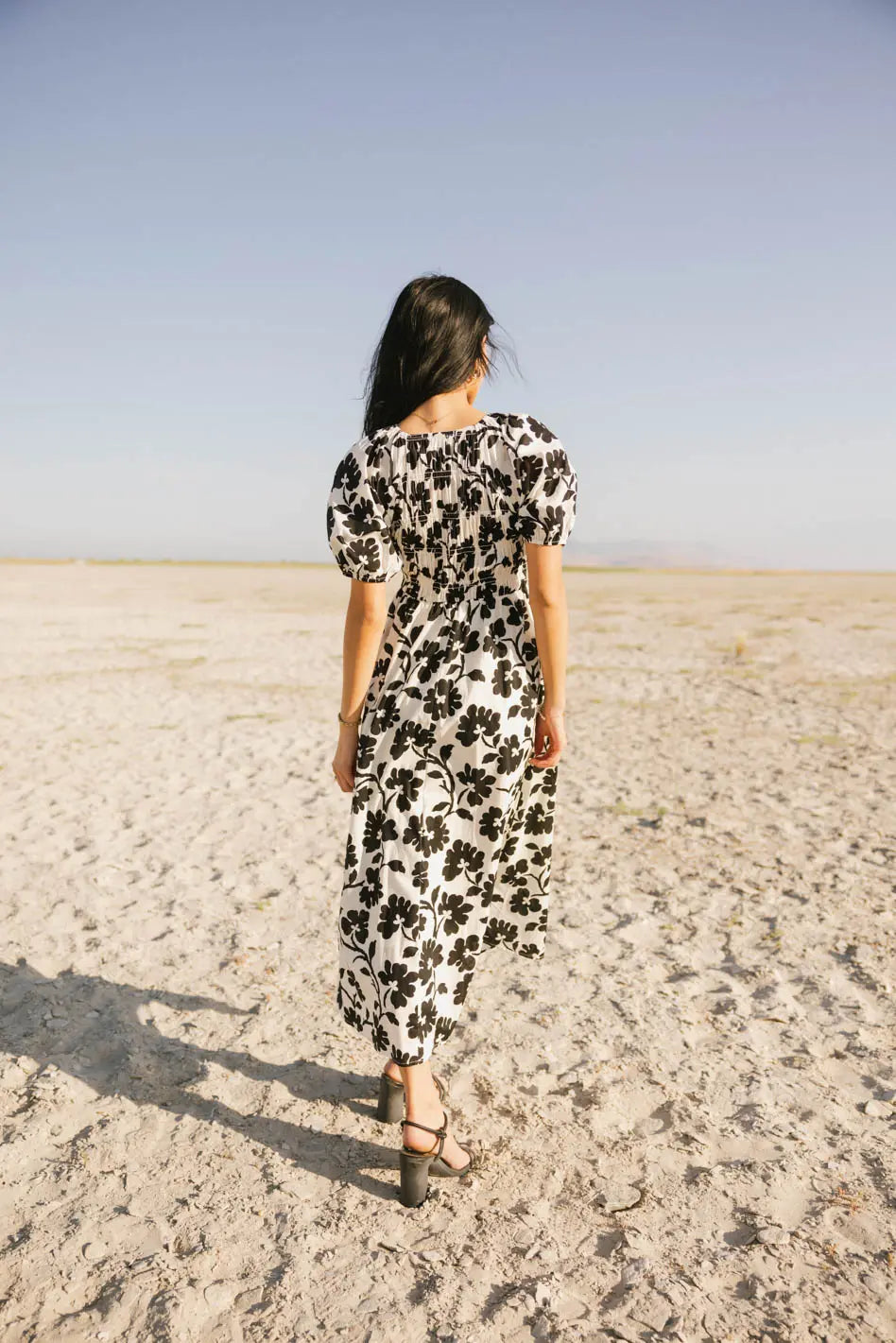 Marnie Smocked Midi Dress