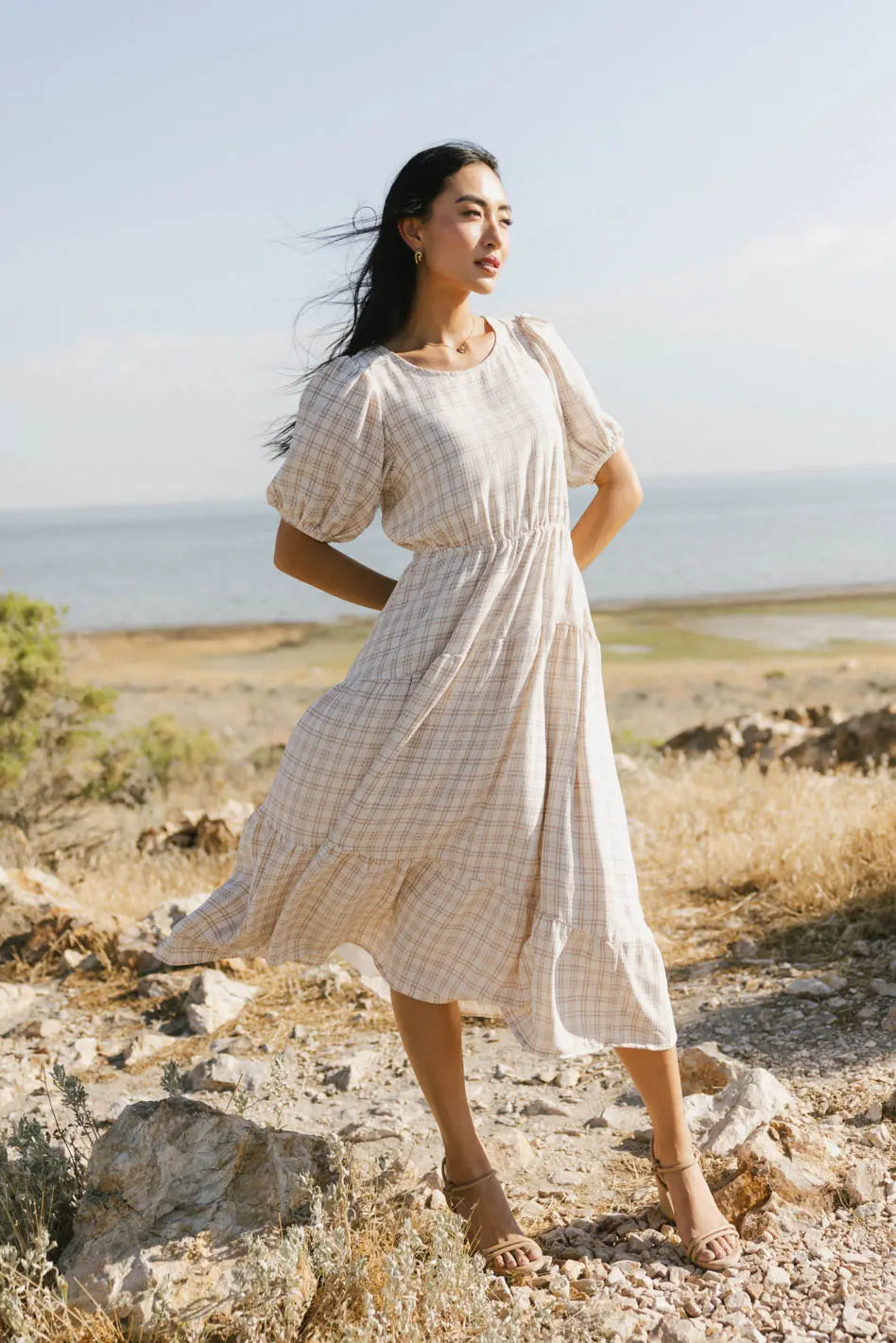 knee length dresses for ladies Clarabella Midi Dress main image 0