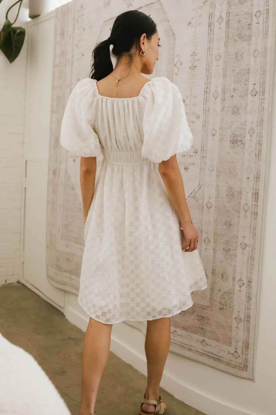 chantell cream mini dress Chantell Cream Mini Dress