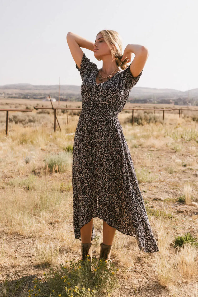 Floral midi dress 