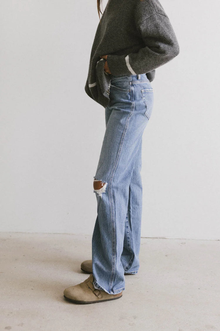 Medium wash denim 