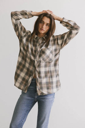 Markus Plaid Flannel Button Up