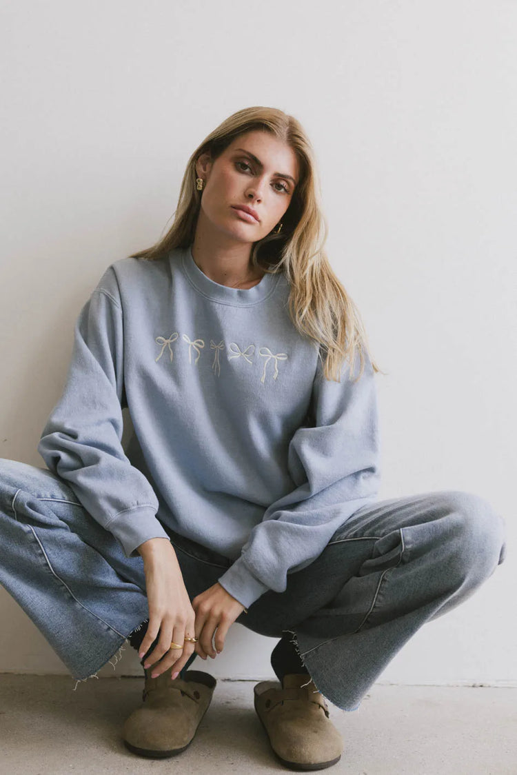 Sweatshirt in blue 