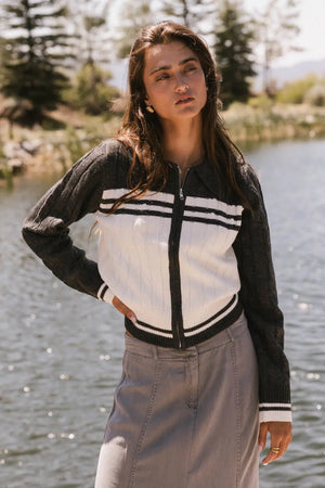 Rita Zip Up Sweater - FINAL SALE