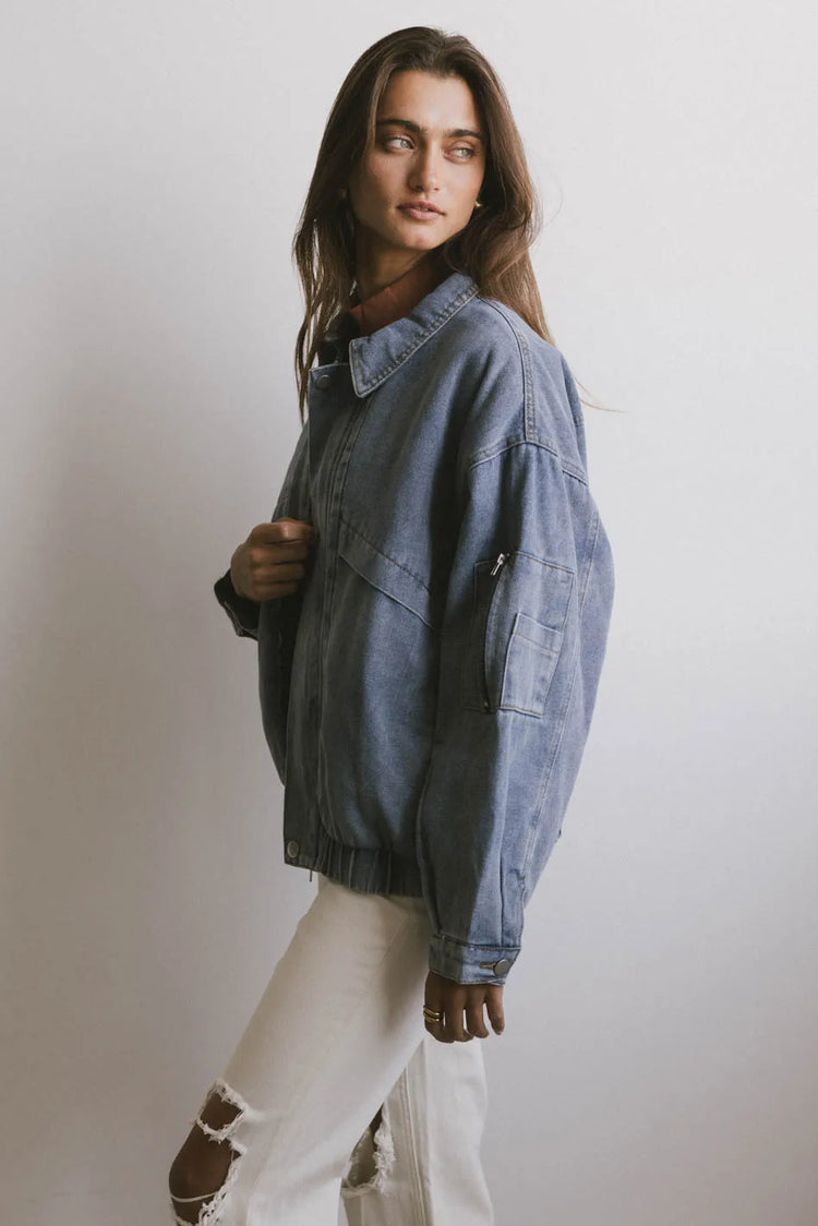 Long sleeves denim jacket 