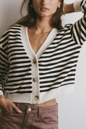 Osaia Striped Cardigan - FINAL SALE