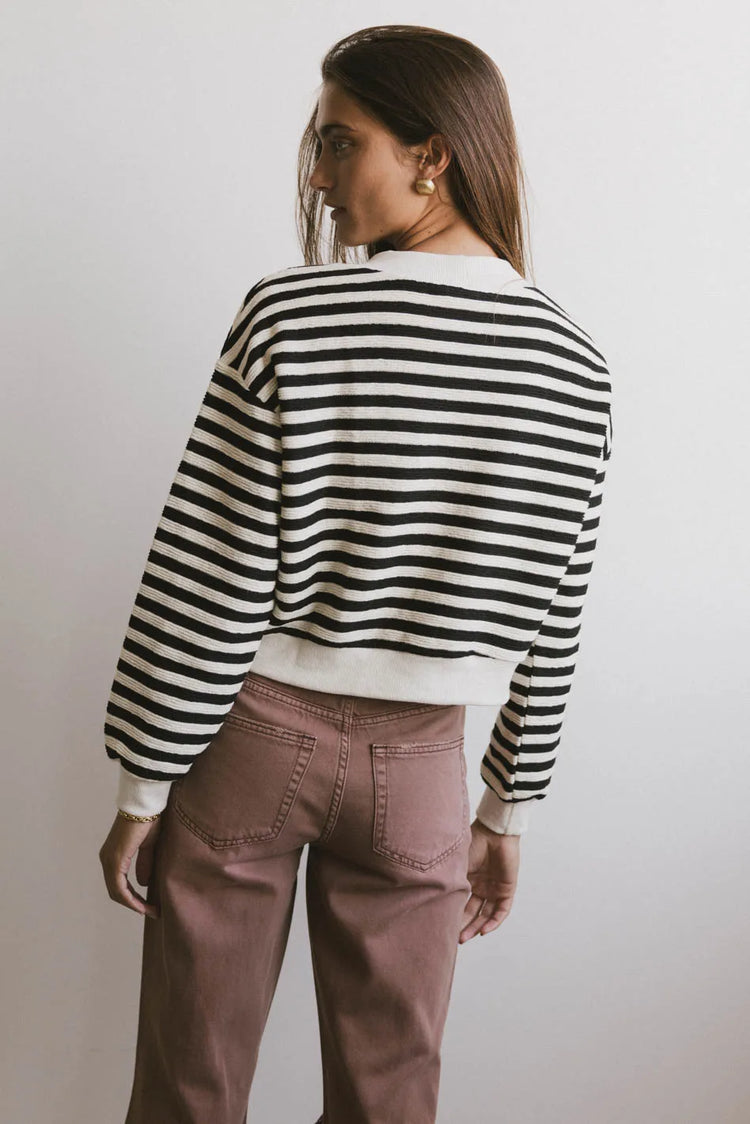 Long sleeves striped top 