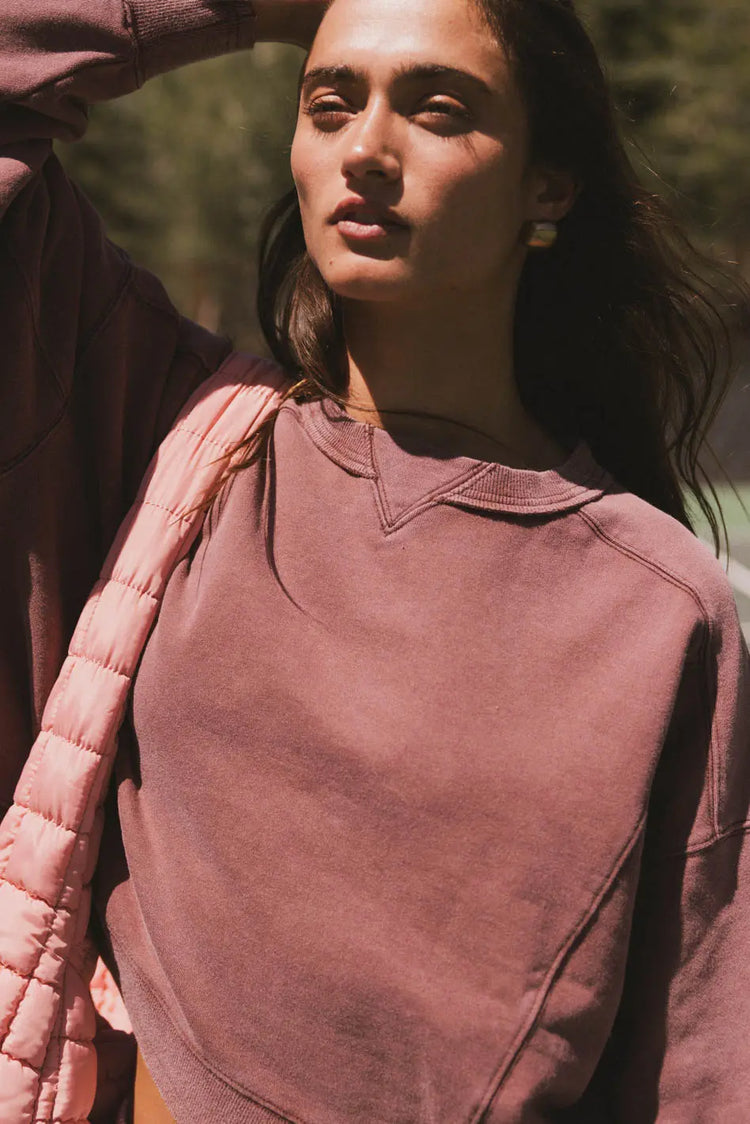 Round neck sweatshirt 