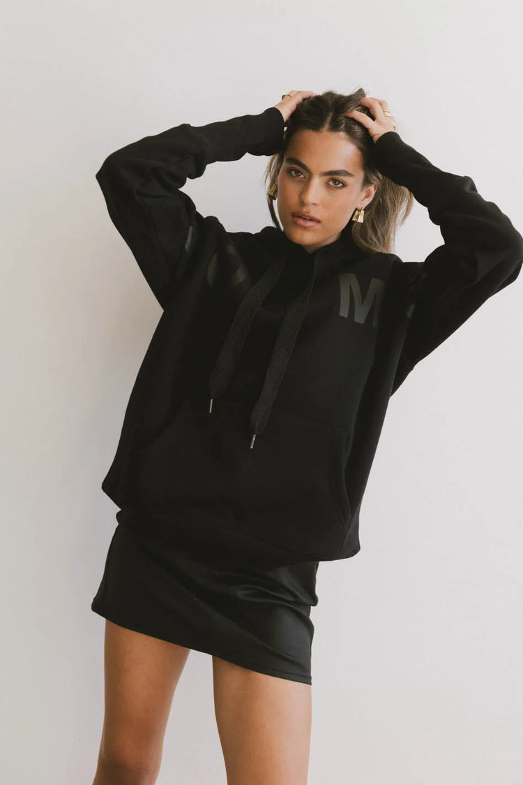 Black hoodie 