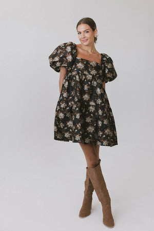 Moore Floral Babydoll Dress - FINAL SALE