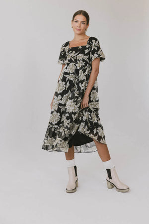 Olivera Floral Midi Dress - FINAL SALE