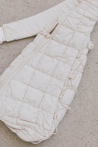 Quilted bag  in ivory 