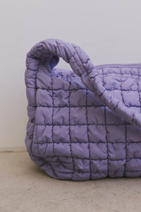 Quilted bag in lavender 