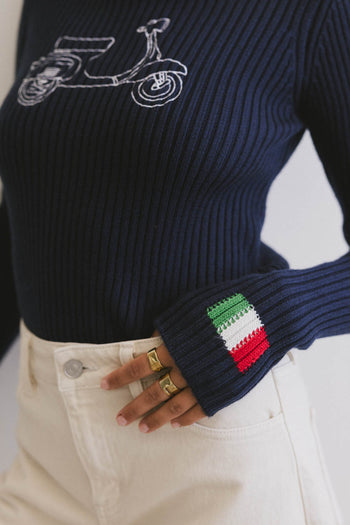Viva Vespa Italia Sweater - FINAL SALE