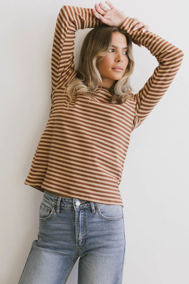 Stripe top in rust 