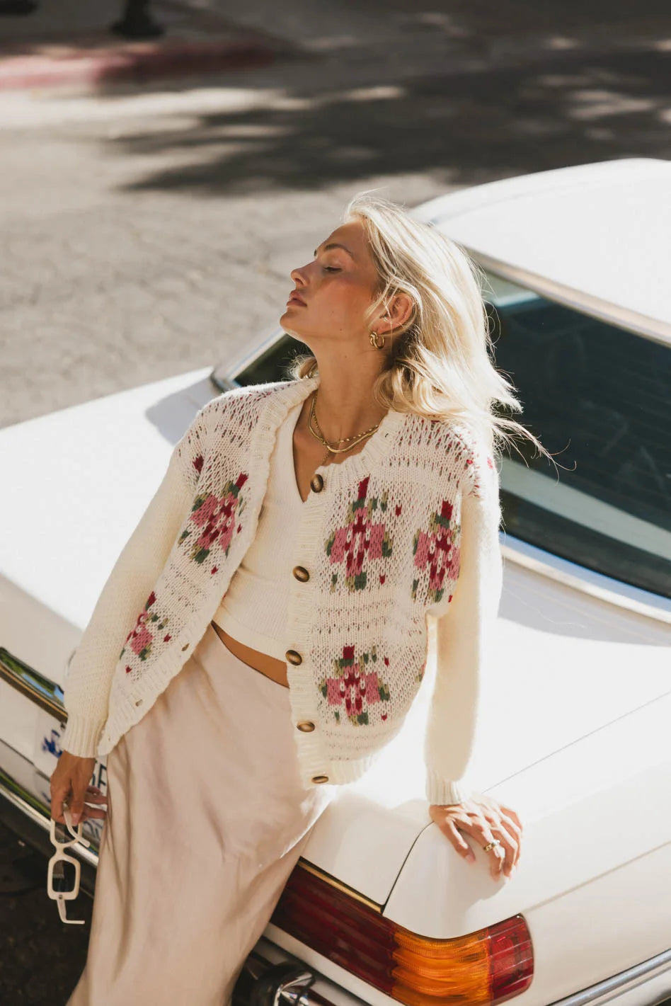 Tayllali Floral Cardigan bohme