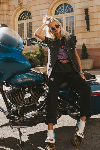 washed graphic short sleeve tee