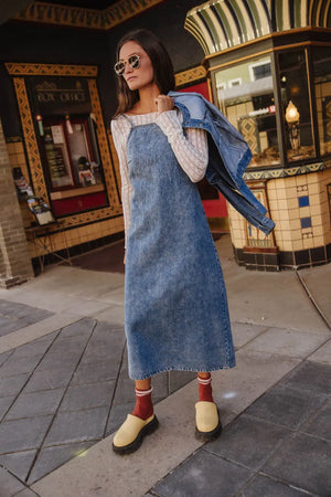 Marisol Denim Midi Dress - FINAL SALE