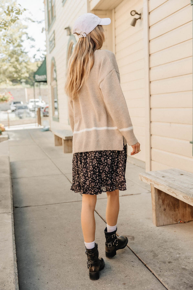 taupe long sleeve sweater