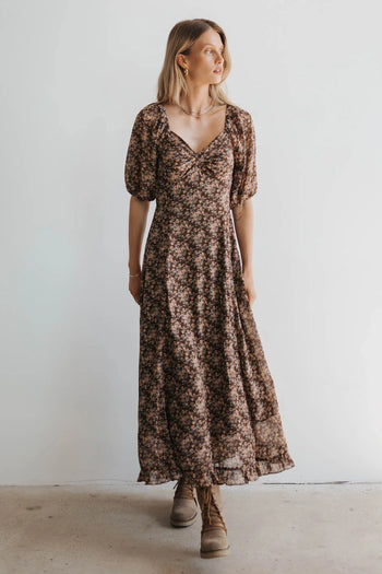 Maxi dress in multi color 