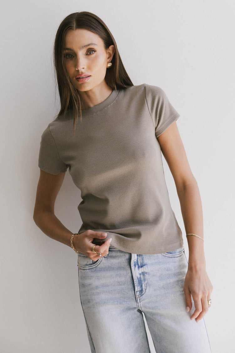 short sleeve basic tee