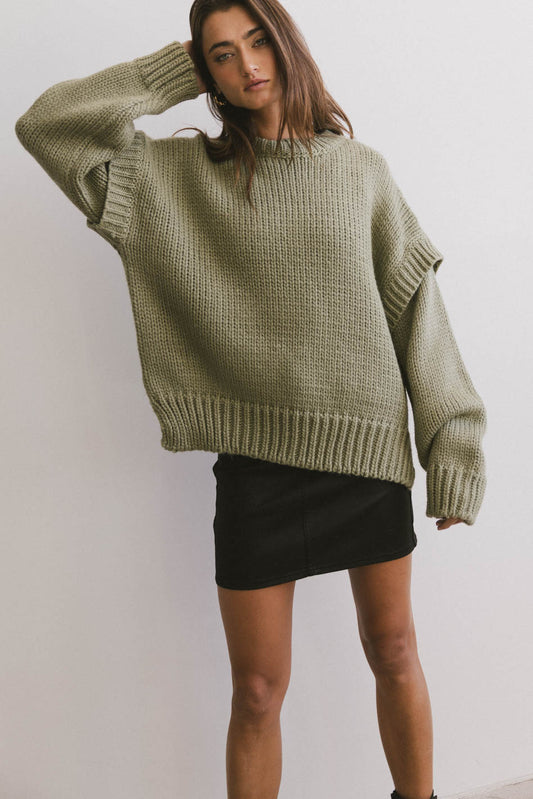 sage sweater