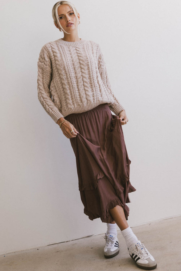 MAUVE SKIRT