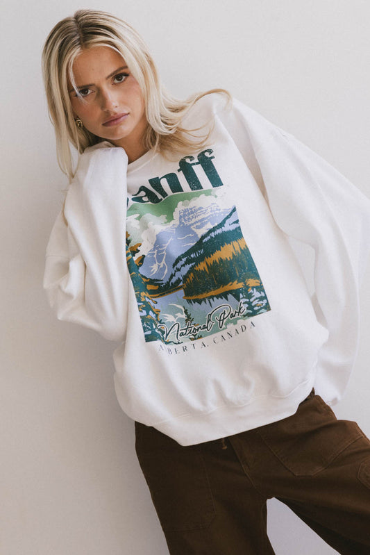 national park graphic pullover