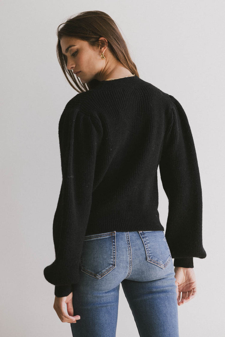 PUFF SLEEVE SWEATER