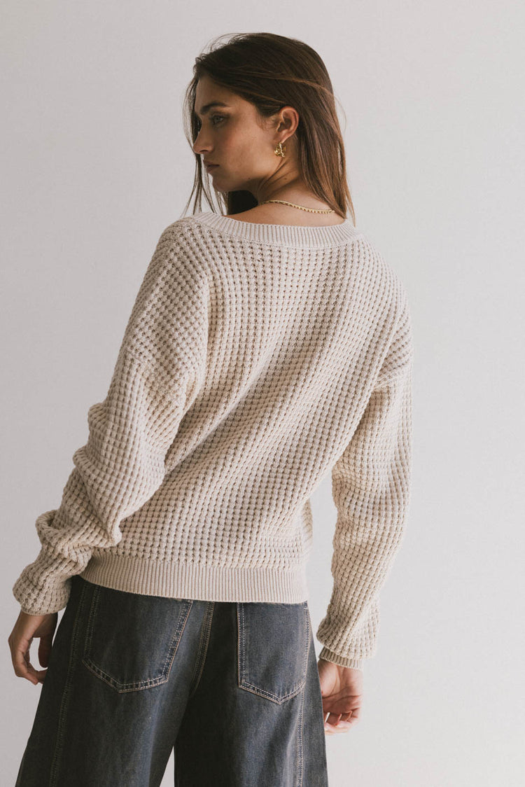 knit taupe sweater