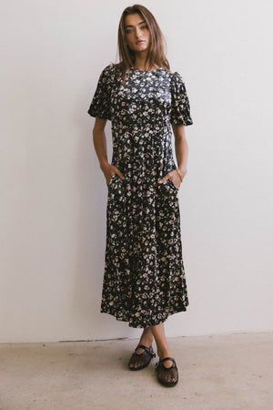 Serena Velvet Midi Dress - FINAL SALE