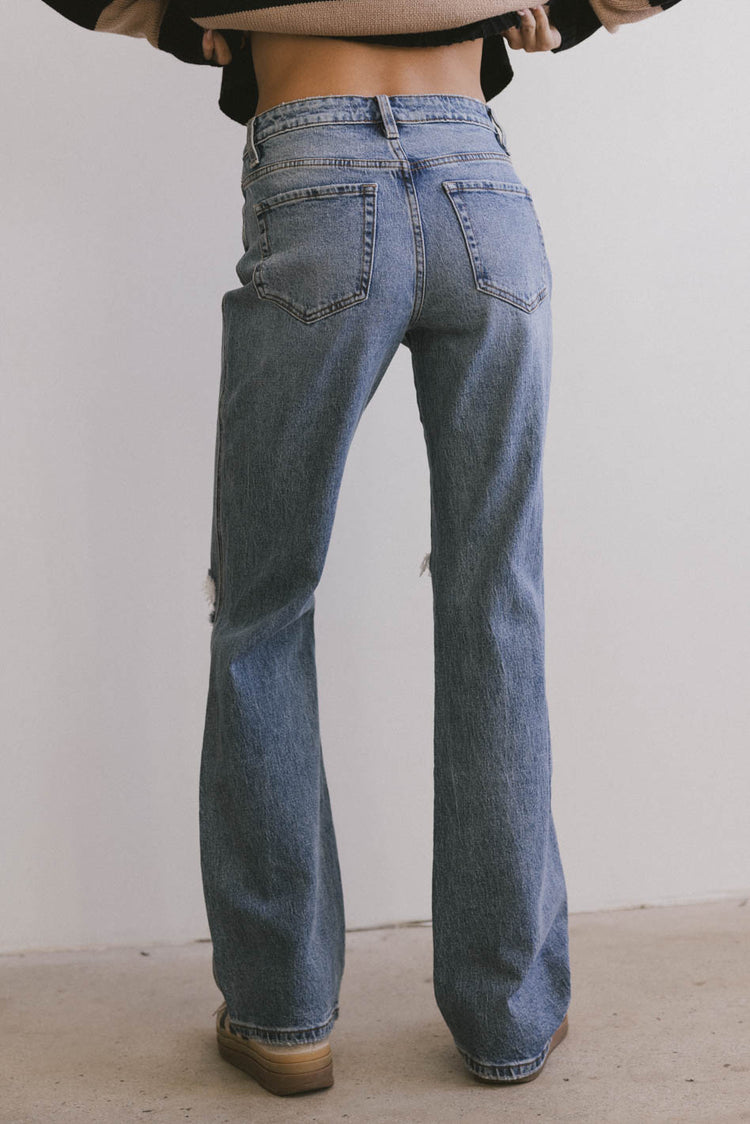 medium wash denim