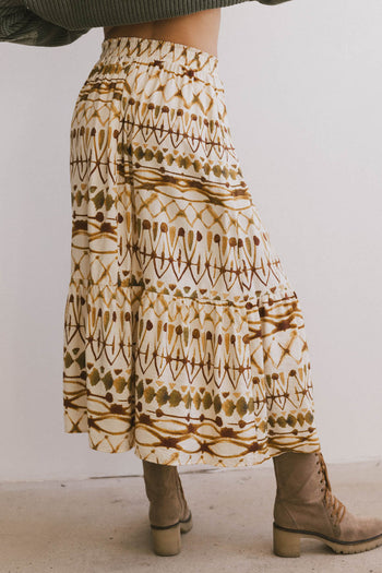 Chrissy Abstract Skirt - FINAL SALE