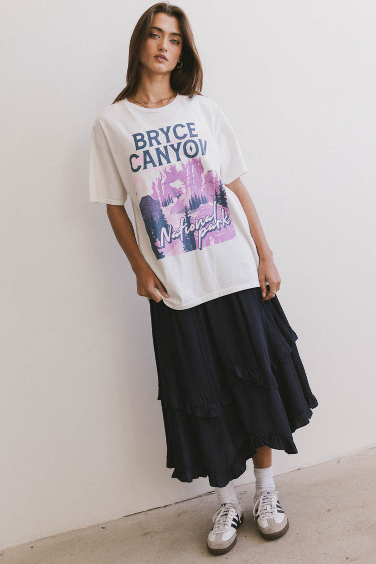 white bryce canyon tshirt