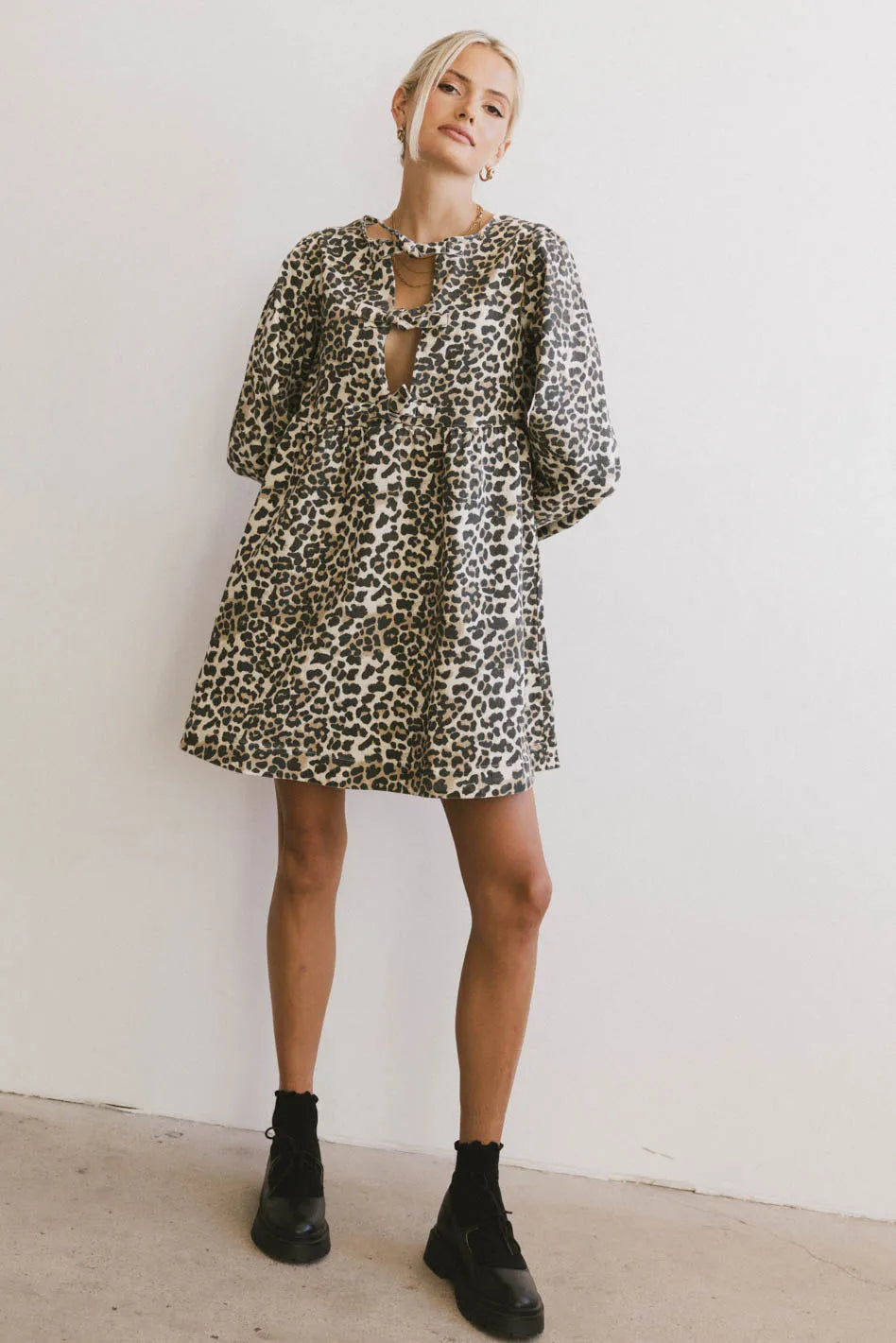 animal print peplum dress Leopard peplum dress 8