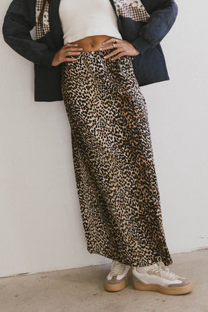 Marlo Leopard Skirt - FINAL SALE