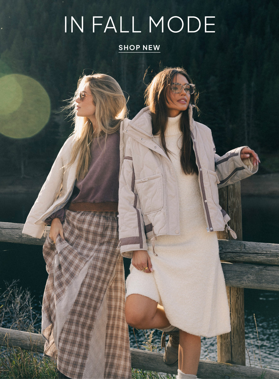 in fall mode. shop new.